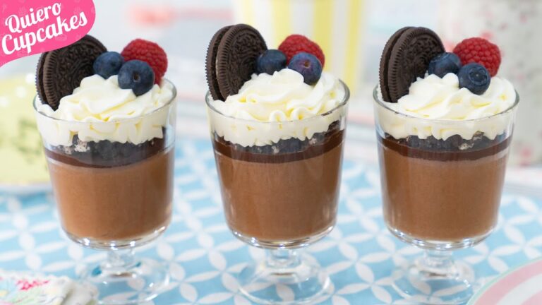 Receta fácil de mousse de chocolate