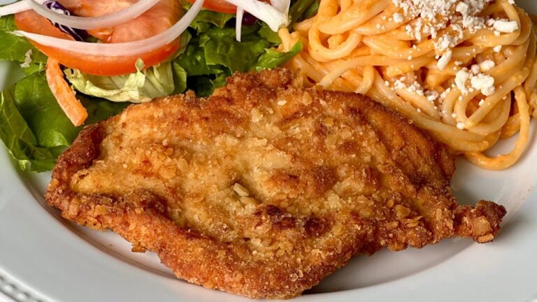 Deliciosas milanesas de pollo empanizadas