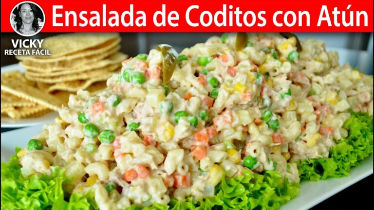Deliciosos coditos con atún: Receta fácil y rápida