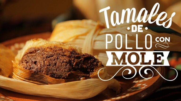 Tamales de Mole con Pollo: Delicioso Platillo Tradicional