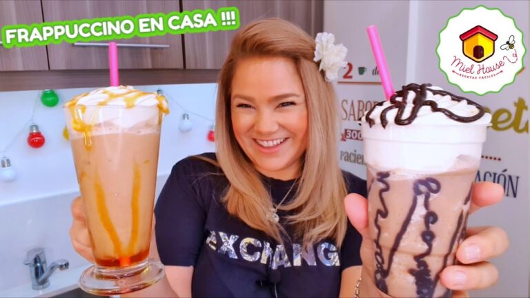 Receta: Frappuccino casero fácil y delicioso