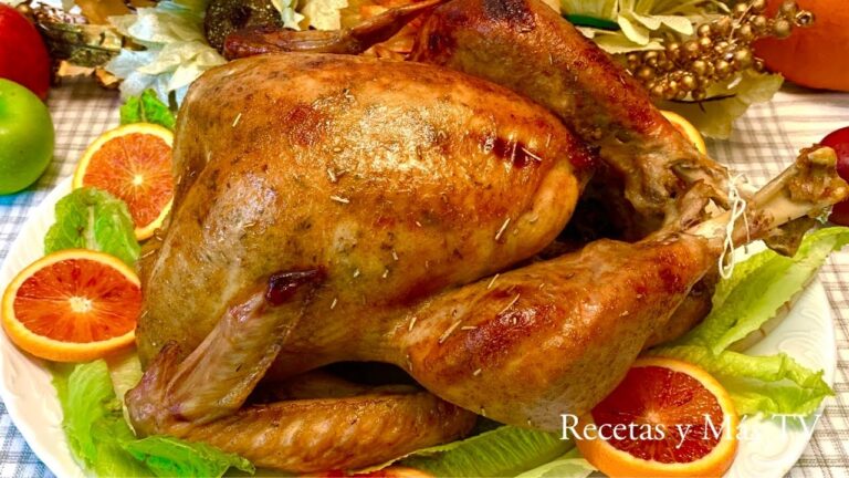 Receta f&aacute;cil: C&oacute;mo hacer un pavo al horno