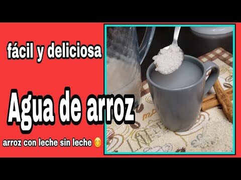 Receta de arroz con canela sin leche