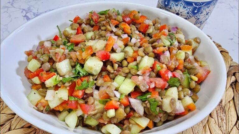Ensalada de lentejas: receta f&aacute;cil y deliciosa