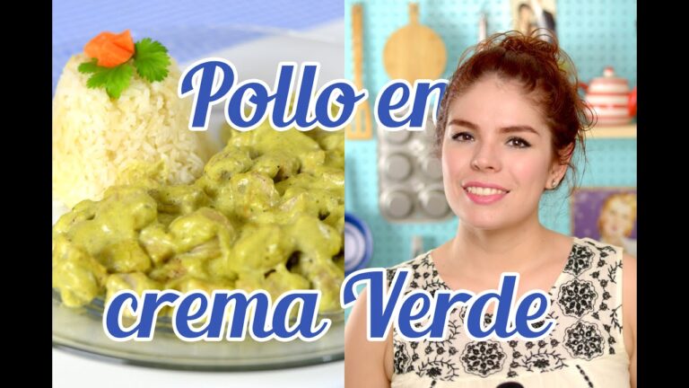 Receta deliciosamente cremosa: Pollo en crema verde