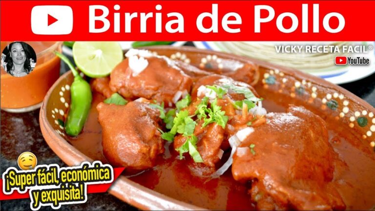 Receta f&aacute;cil de birria de pollo