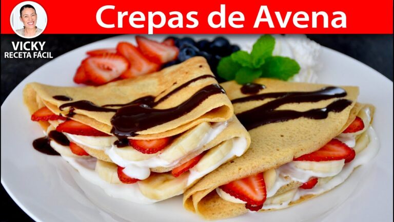 Deliciosas crepas de avena: Receta fácil y saludable