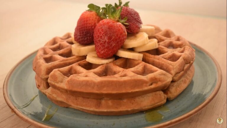 Receta f&aacute;cil: Waffles de avena caseros