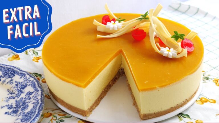 Delicioso Cheesecake de Mango: Receta fácil y deliciosa