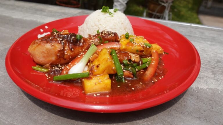 Receta fácil: Pollo a la piña peruano