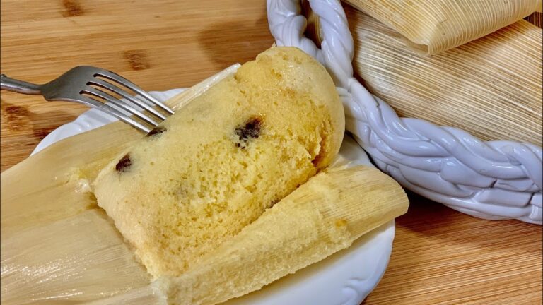 Deliciosos tamales de harina de arroz: una receta fácil y sabrosa.