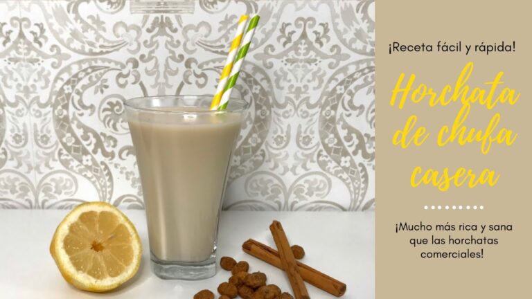 Los ingredientes de la horchata: &iexcl;Desc&uacute;brelos!