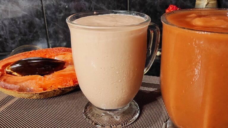 Delicioso batido de zapote: receta fácil y refrescante