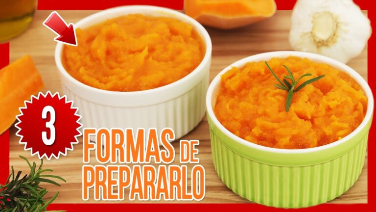 Receta fácil para hacer puré de calabaza