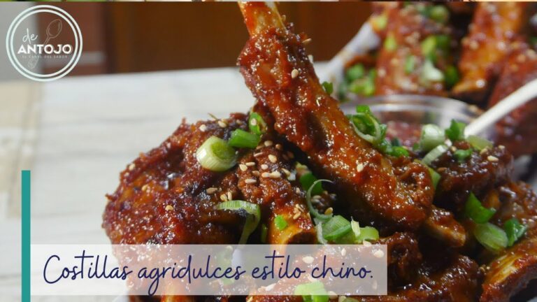 Receta de Costillas Agridulces Chinas