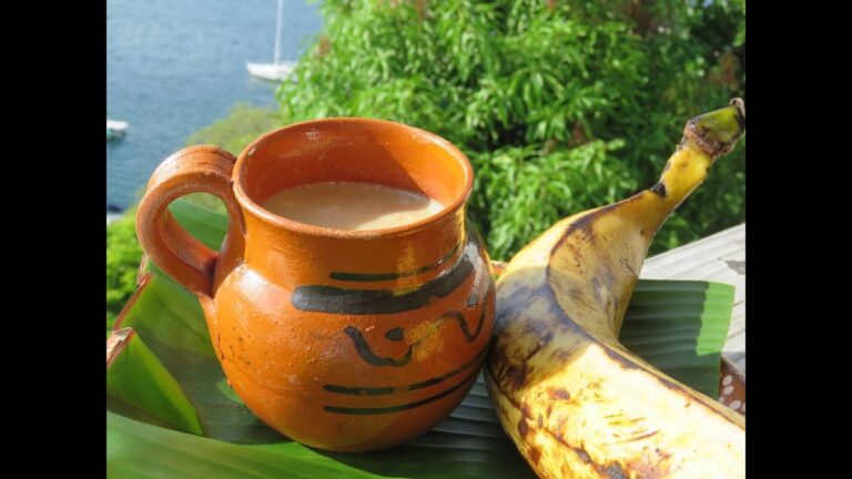 Receta fácil: Atole de plátano macho