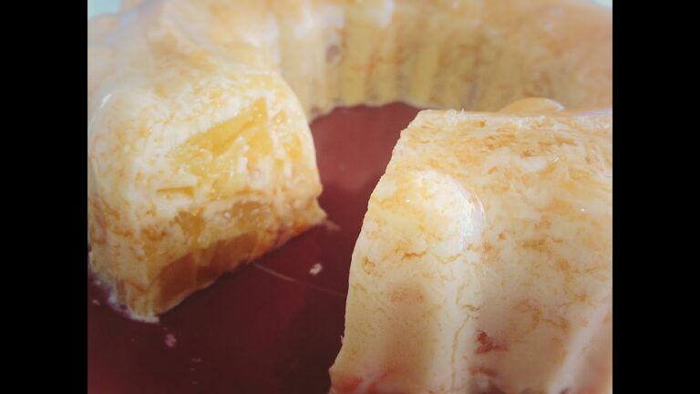 Deliciosa y refrescante gelatina hawaiana