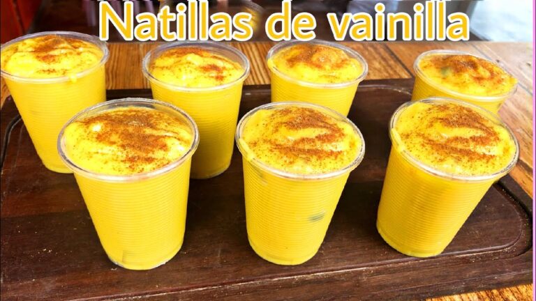 Receta f&aacute;cil de natilla de vainilla