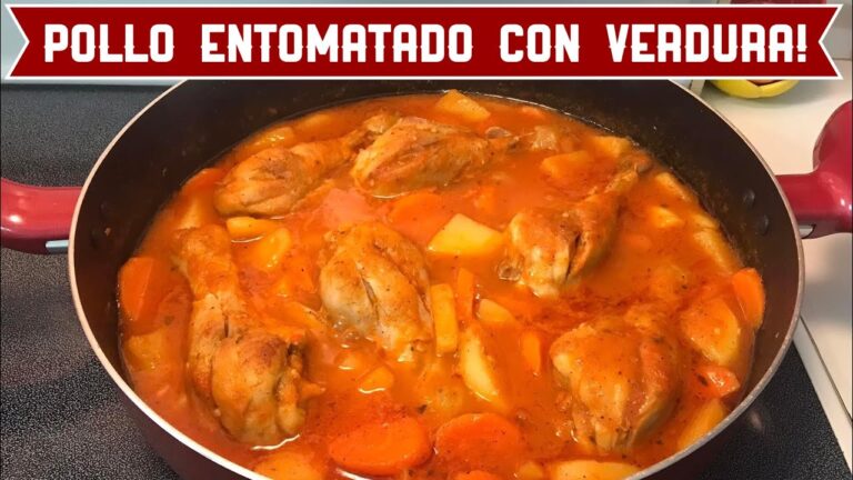 Deliciosa receta de pollo entomatado: ¡sabores irresistibles en tu cocina!