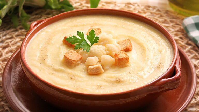 Crema de coliflor: receta fácil y deliciosa