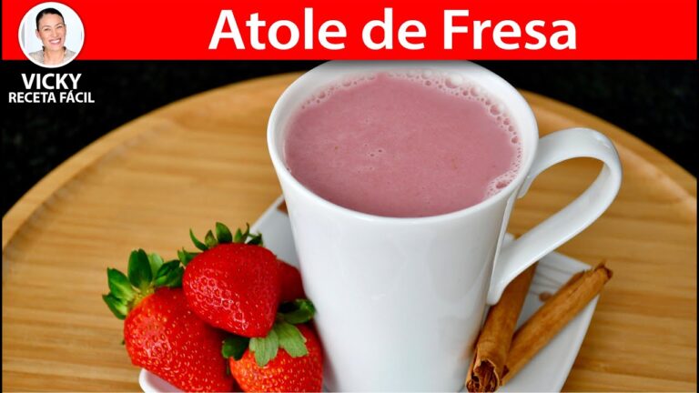 Receta de Atole de Fresa: &iexcl;Delicioso y Reconfortante!