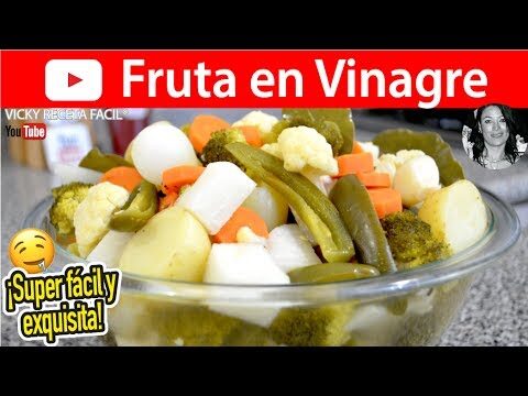 Guía para hacer fruta en vinagre