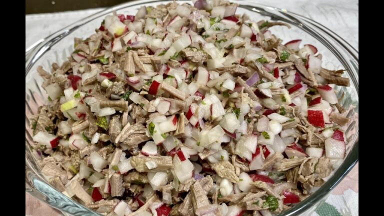 Ingredientes para hacer un sabroso salpicón de res