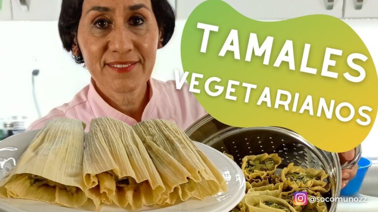 Deliciosos tamales vegetarianos: una opción sabrosa y saludable