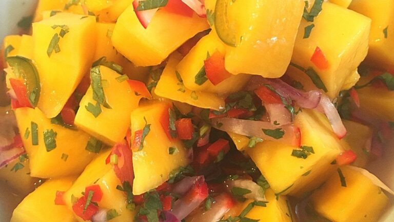 Delicioso ceviche al mango: una explosión de sabor tropical