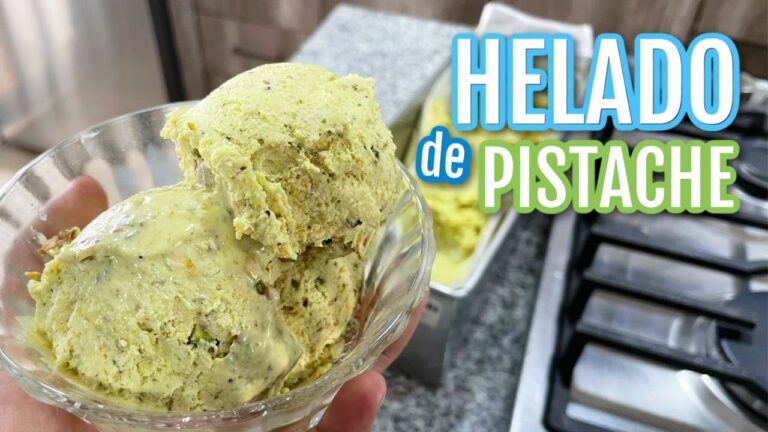 Delicioso helado de pistache: receta fácil y sabrosa
