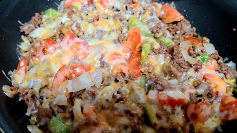 Delicioso picadillo con queso: receta fácil y sabrosa