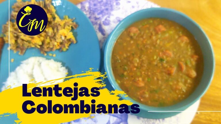 Deliciosas lentejas: receta colombiana