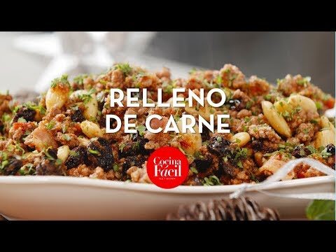 Relleno de Carne para Pavo: Receta deliciosa y f&aacute;cil