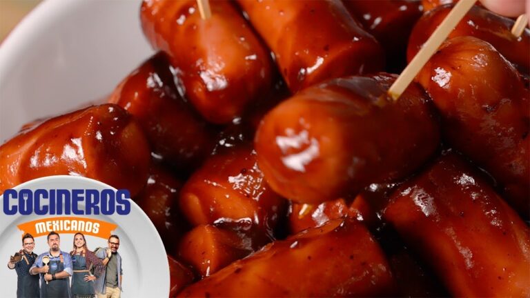 Receta fácil para hacer salchichas dulces en casa