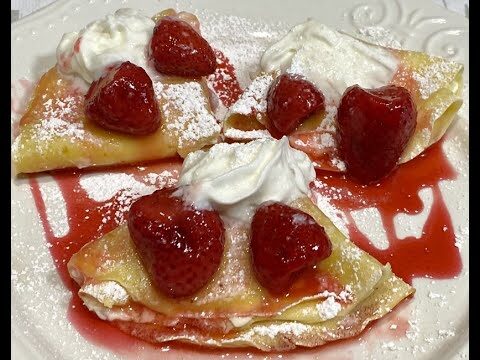 Deliciosa crepa con fresas: Receta fácil y exquisita