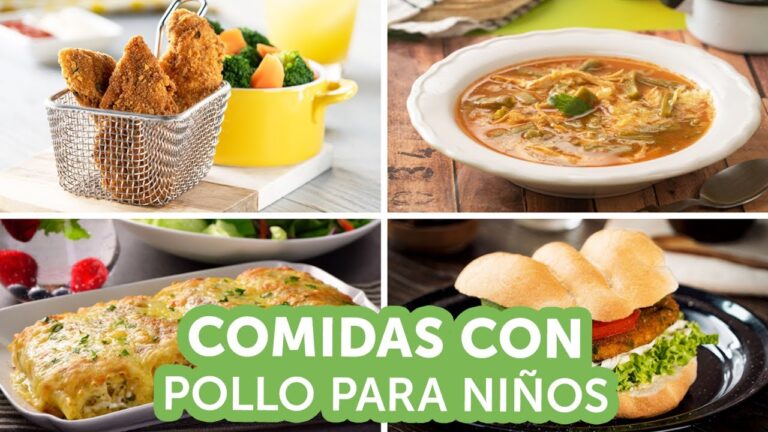 Receta fácil de pollo para niños