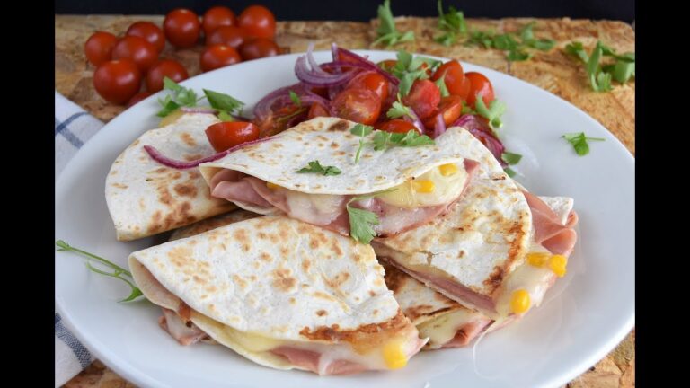 Deliciosas quesadillas con queso: receta f&aacute;cil y r&aacute;pida