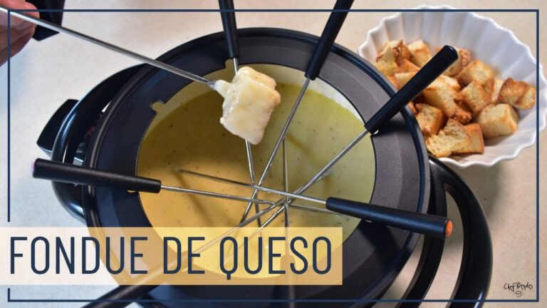 Deliciosa receta de fondue de queso