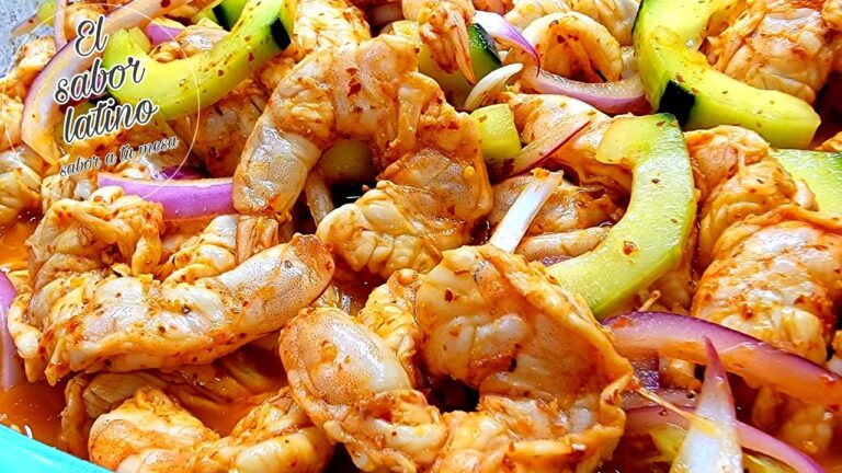 Receta deliciosamente picante: Aguachile de camarón rojo