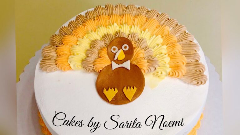 Ideas para Decorar Pasteles de Acción de Gracias