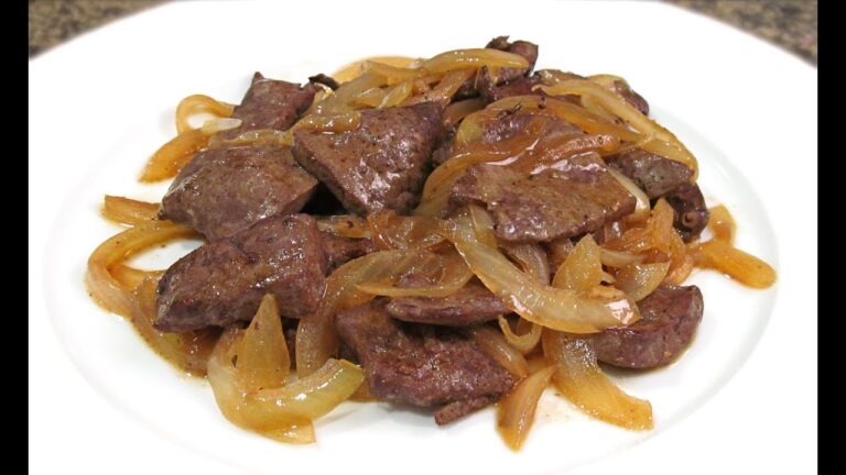 Receta f&aacute;cil para preparar h&iacute;gado encebollado