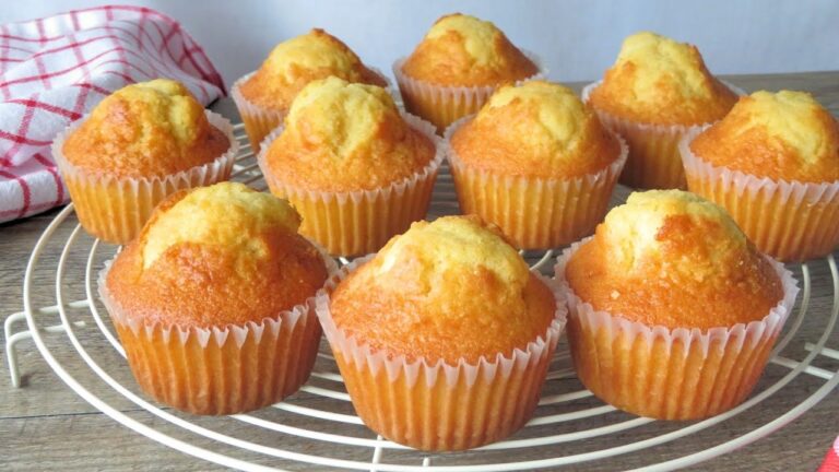 Receta fácil para hacer magdalenas deliciosas