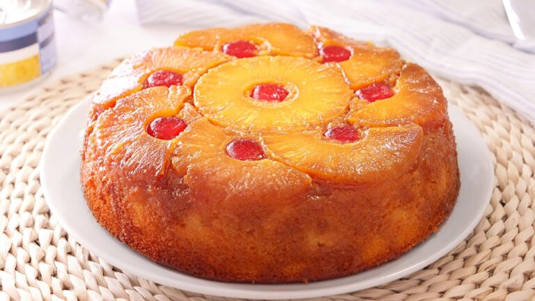 Receta f&aacute;cil: Volteado de pi&ntilde;a