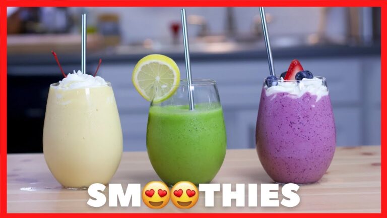 Deliciosos smoothies de frutas: recetas fáciles y saludables