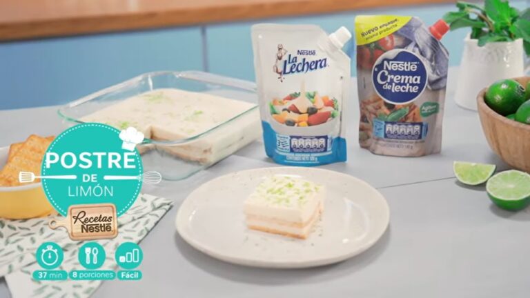 Delicioso Postre de Lim&oacute;n con Galletas