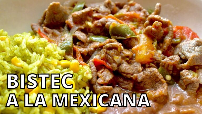 Receta de bistec a la mexicana