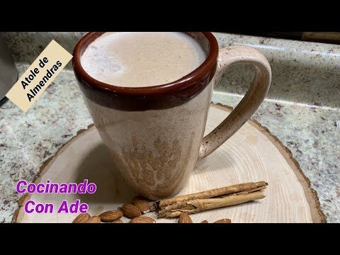 Receta f&aacute;cil de atole de almendras