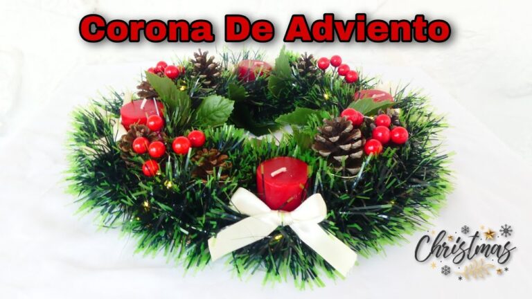 Gu&iacute;a para hacer coronas de Adviento