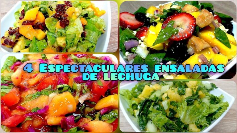 Tipos de ensaladas con lechuga: variedad y frescura en tu mesa