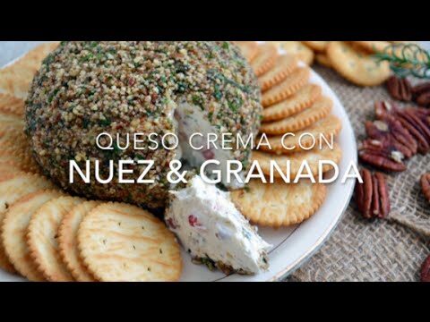 Deliciosas bolas de queso Philadelphia con nuez